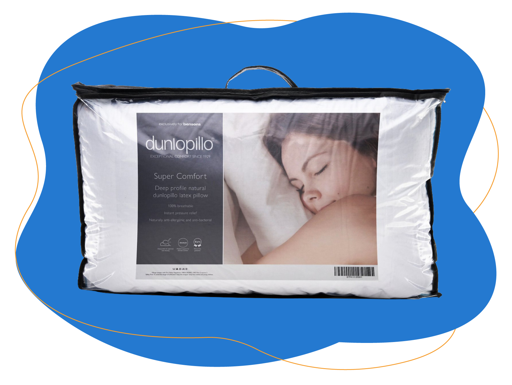 Dunlopillo latex super comfort cheap pillow